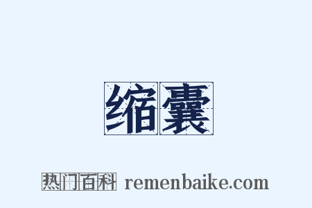 缩囊是什么意思的图片